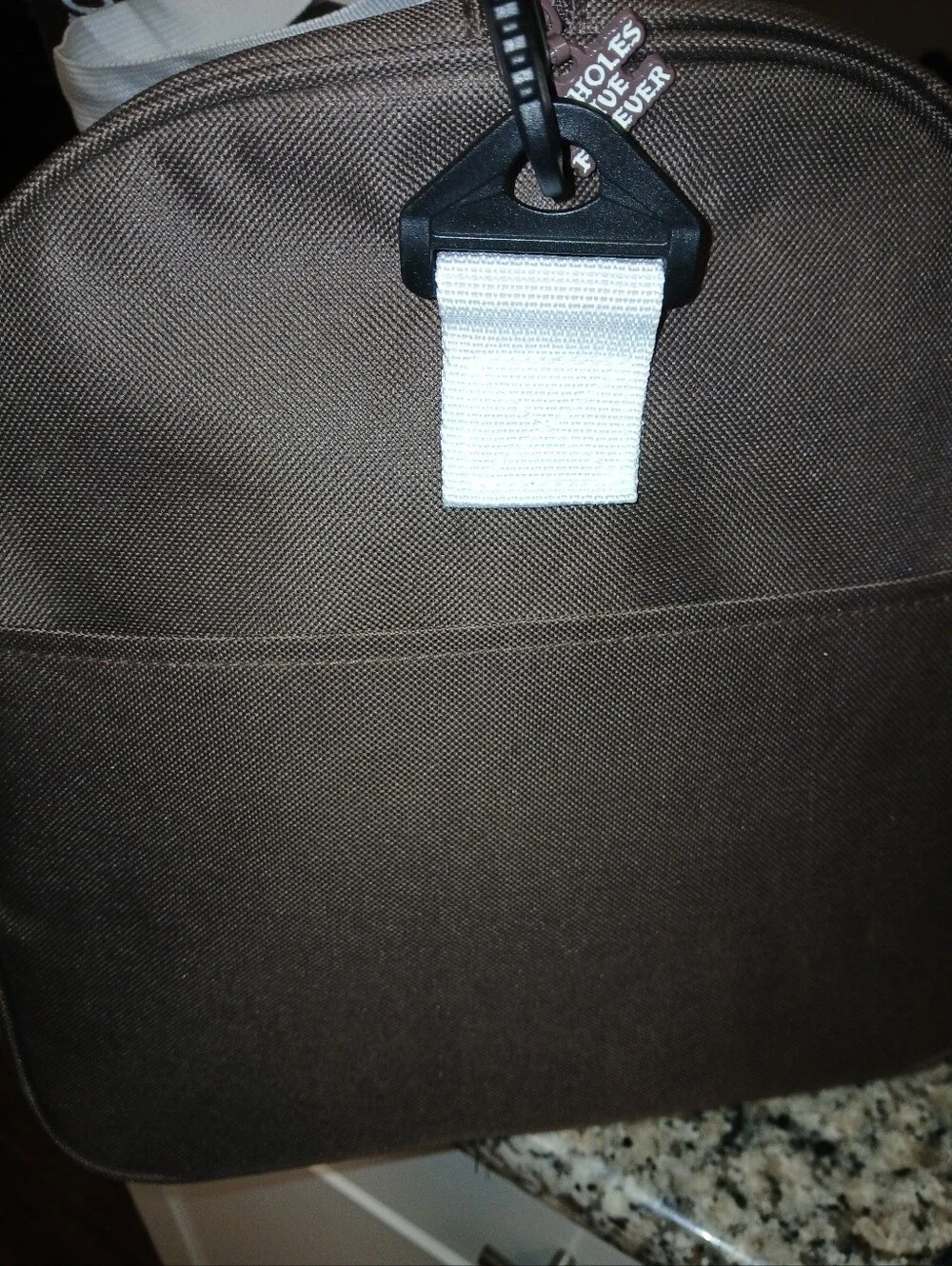 New Without Tags ASSHOLES*S LIVE FOREVER - Emotional Baggage Duffle Bag Brown